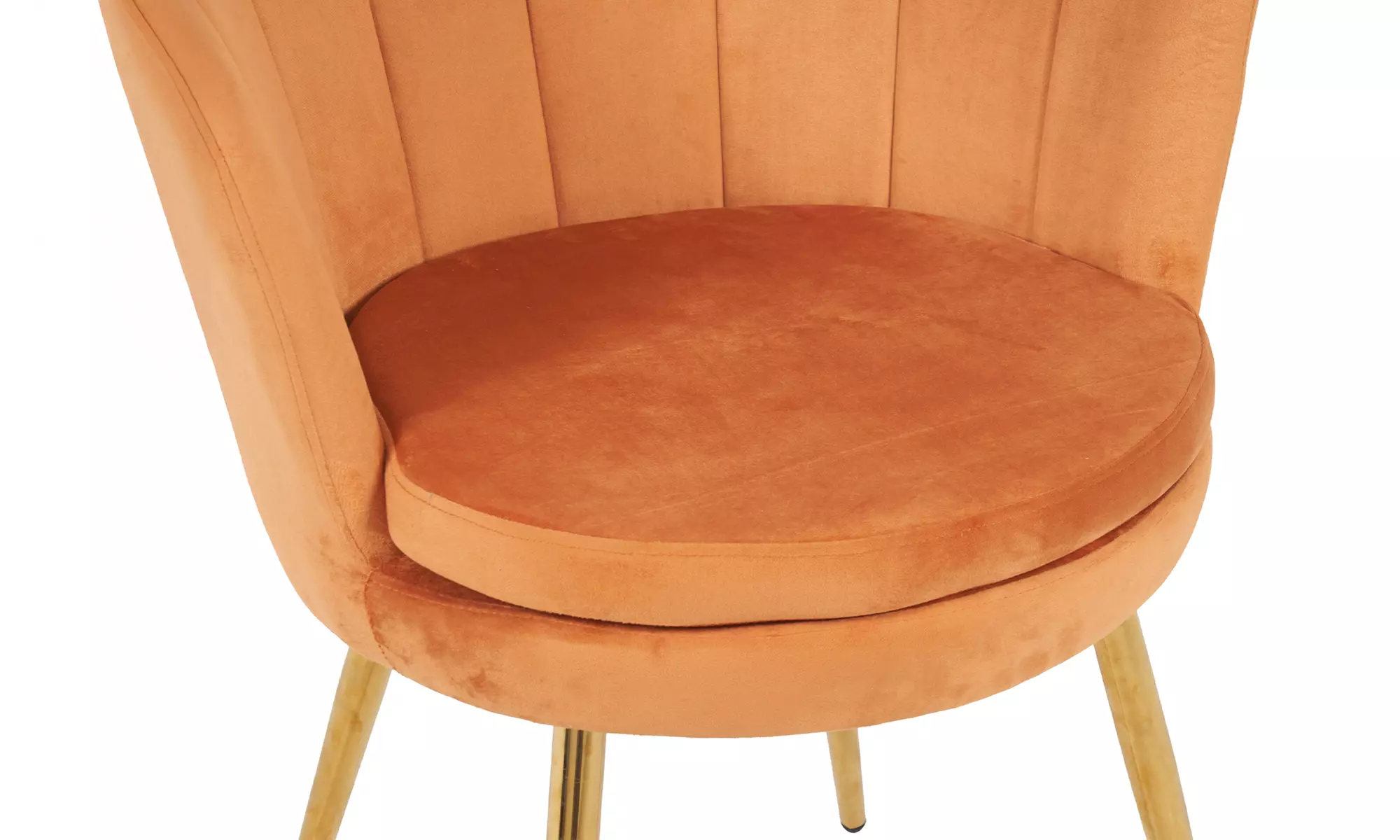 Silla con respaldo en forma de concha