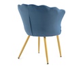 Image 11: Fluwelen schelp fauteuil
