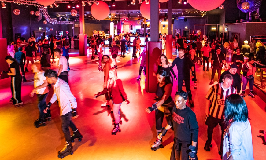 Image 2: Adult Roller Disco Nights in London – DJ-Led Skate Parties Thu–Sat