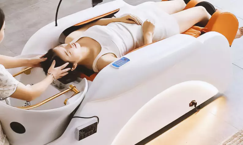 Head spa japonés con detox orgánico, gotas de argán y masaje luxury