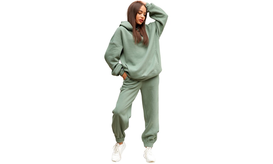 Image 6: Women's Street-Style Hoodie and Pants Set