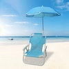 Image 5: Silla plegable para niños con sombrilla ajustable