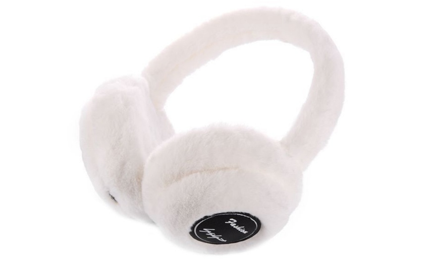 Image 4: Wireless Bluetooth Over The Ear Headphone Earmuffs