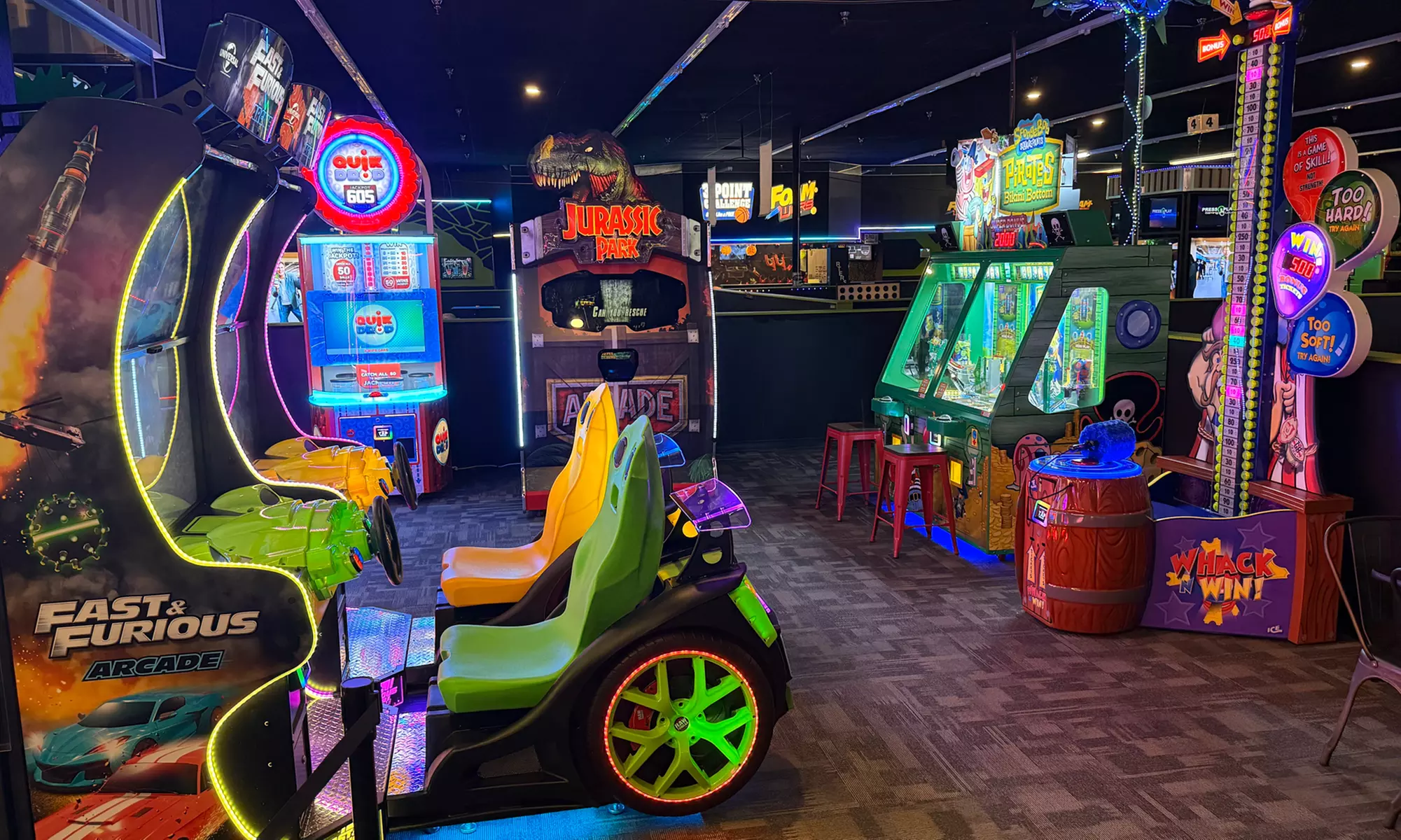 One-Hr Unlimited Arcade Play for One to Four with Free Experience