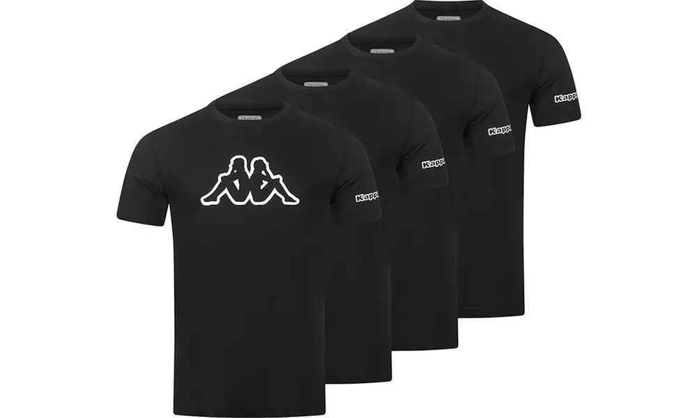 2er- oder 4er-Pack Kappa Herren-T-Shirt