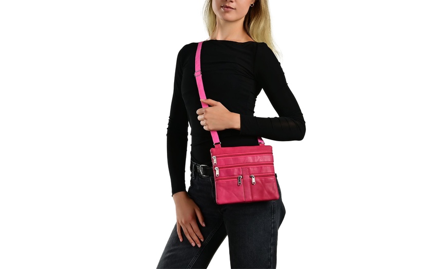 Image 20: Bolso unisex de piel auténtica Steinmeister