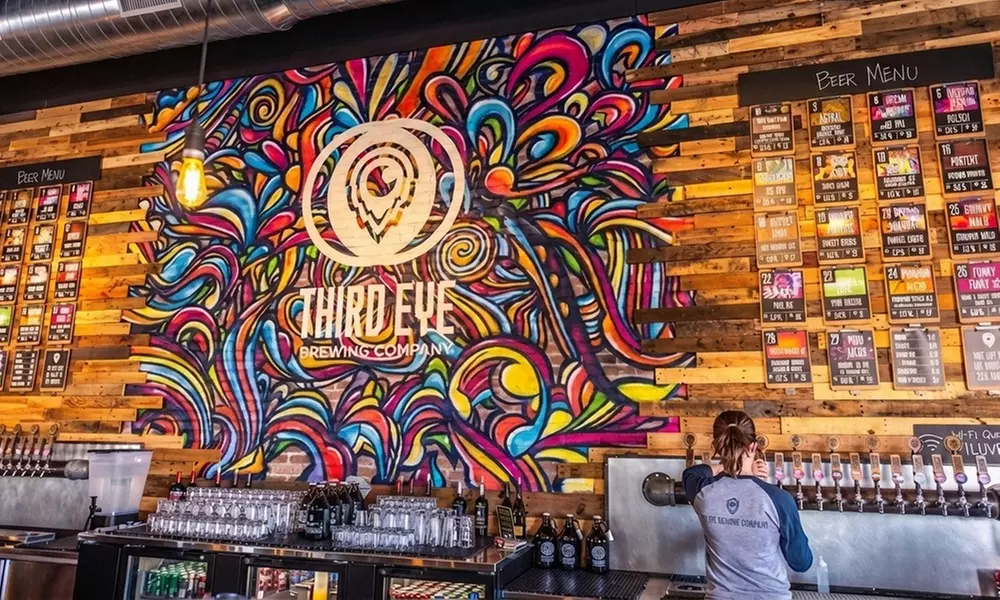 Explore Unique Beer Flights for One, Two, or Four at Third Eye Brewing