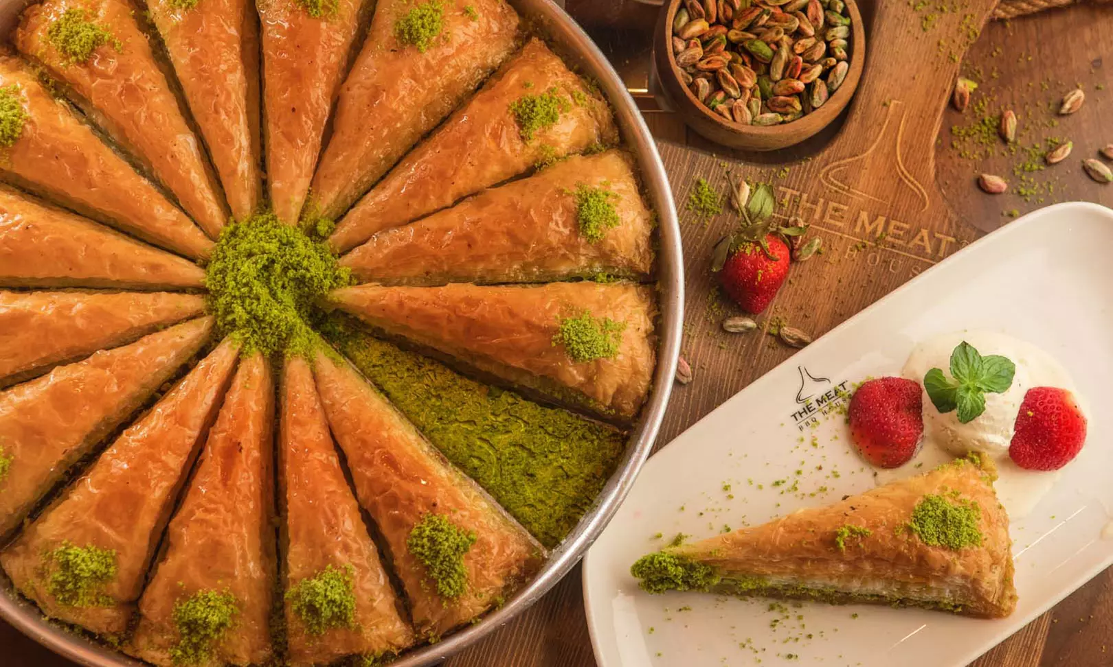 3-Gänge vegetarisches Lunch Menü nach Wahl für 1 bis 4 Personen