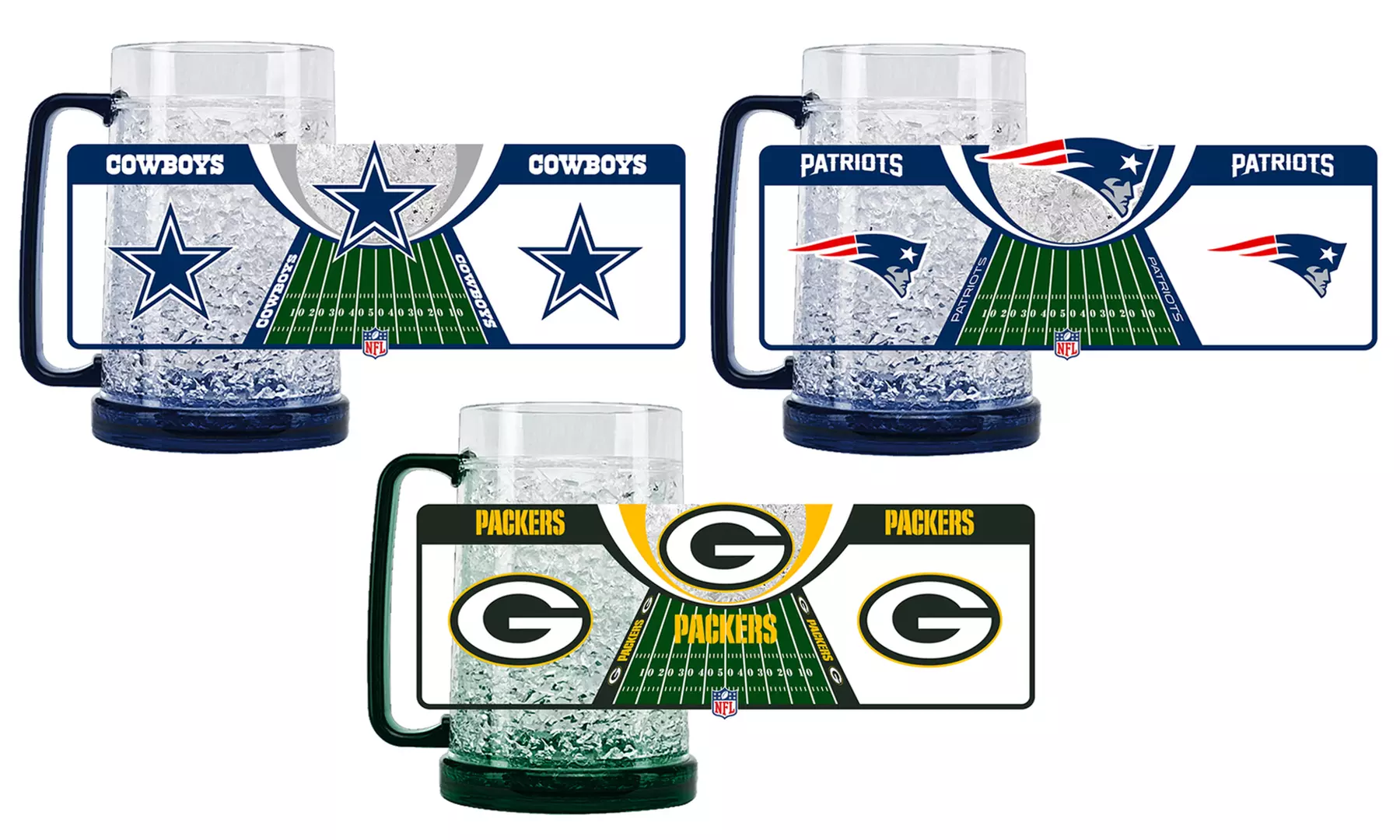 NFL 16 Oz. Crystal Freezer Mugs - Primary Image