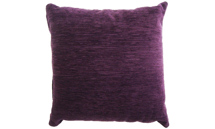 Image 1: Chenille Cushion with Cover