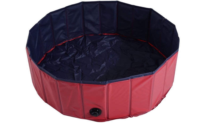 Image 2: PawHut Round Pet Paddling Pool in Various Sizes