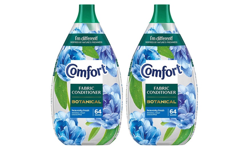 Image 4: Two Packs of Comfort Botanical Fabric Conditioners in Various Scents