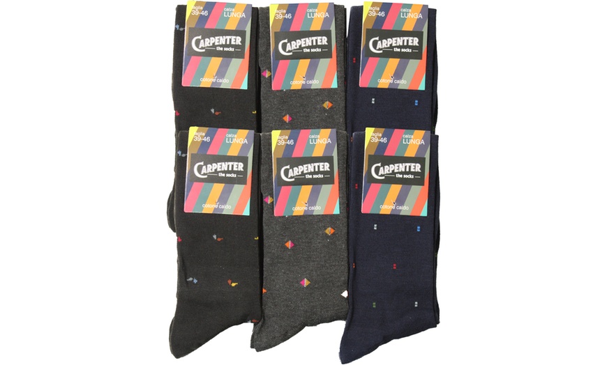 Image 46: Carpenter 6er- oder 12-Pack kurze oder lange Herren-Socken