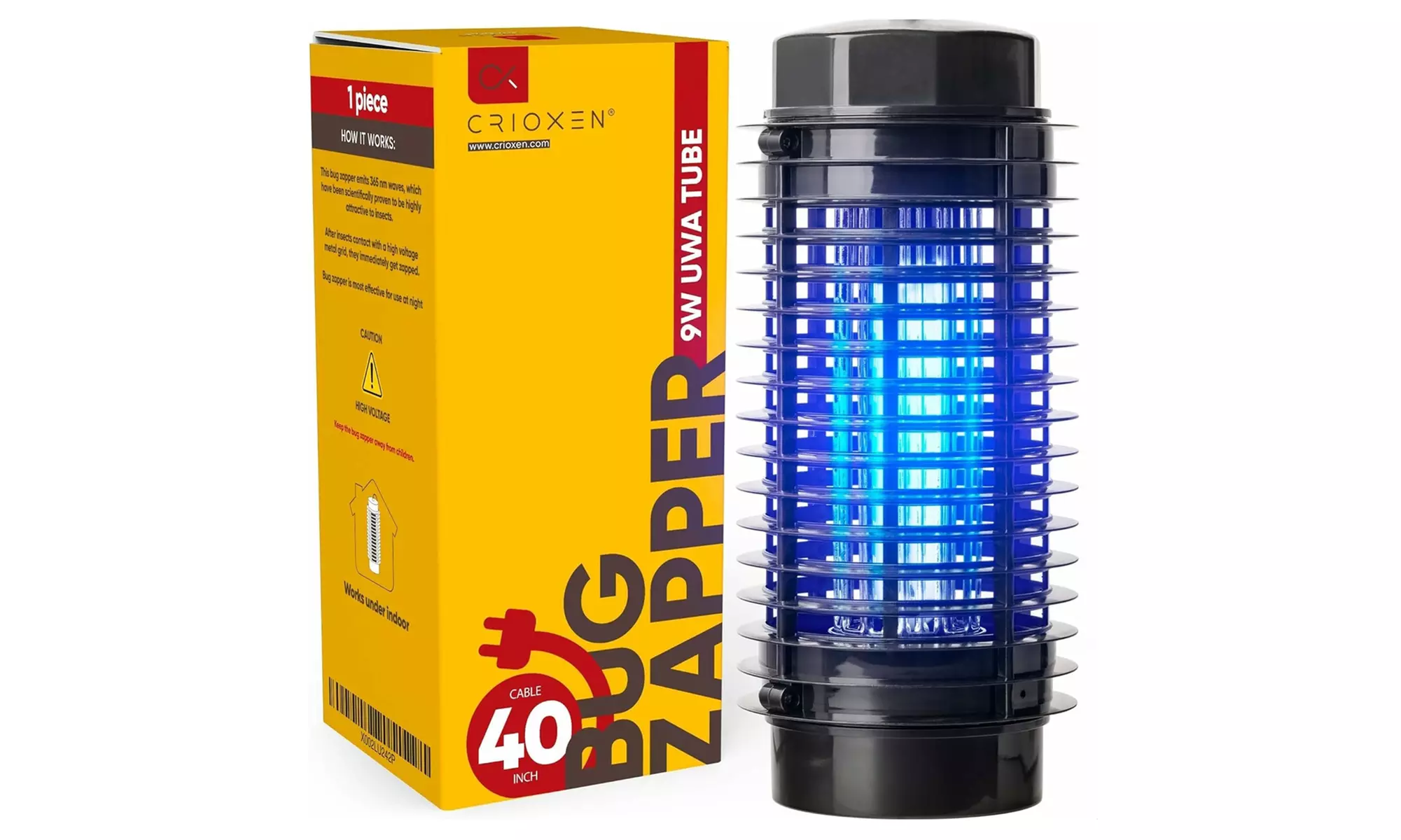 Indoor Bug Zapper for Home 1000V Fly Zapper Fruit Fly Killer