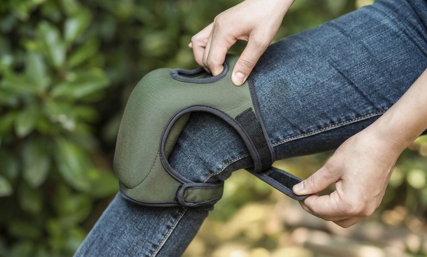 Image 5: Elastic Garden Sponge Knee Pads 