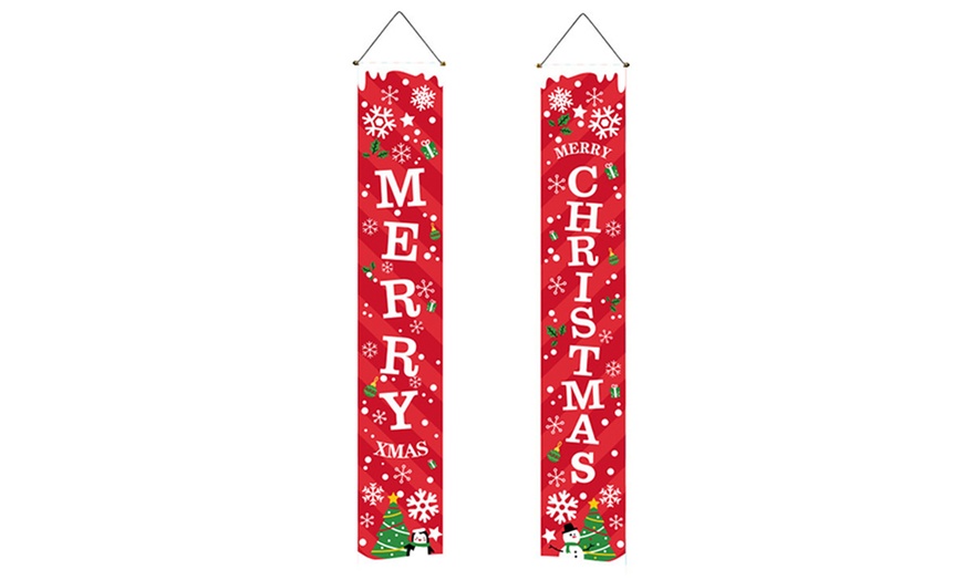 Image 4: New Christmas Door Hanging Banners – Single & Combo Options