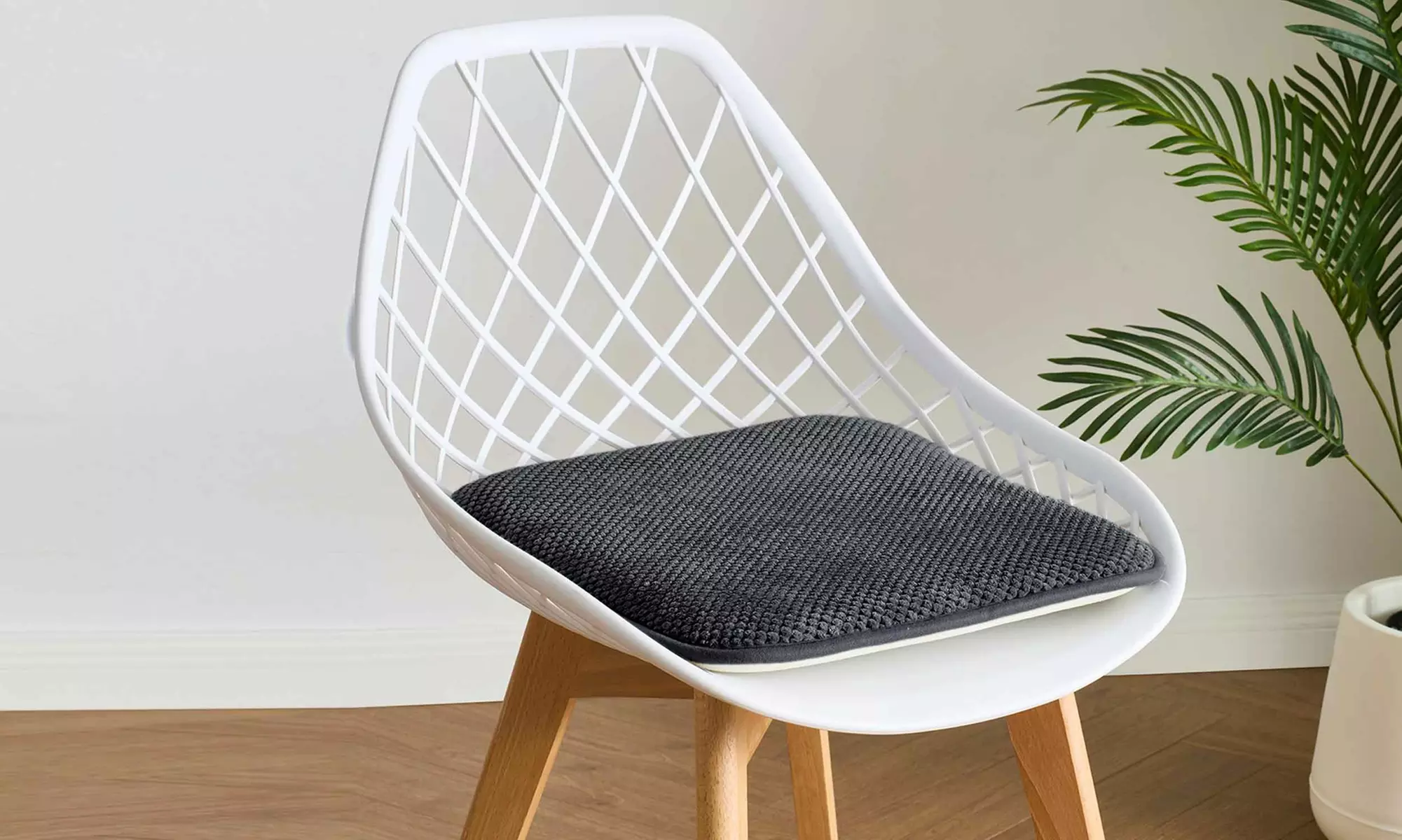 Dan River Two-Pack Memory Foam Non-Slip 16" x 16'' Chair Cushion Pad