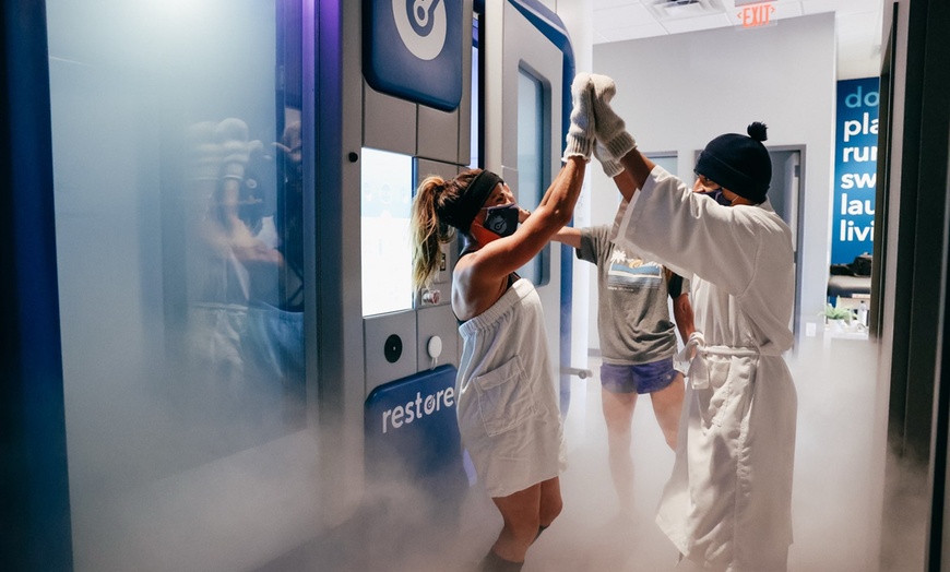 Image 1: Experience whole-body cryotherapy sessions for enhanced wellness