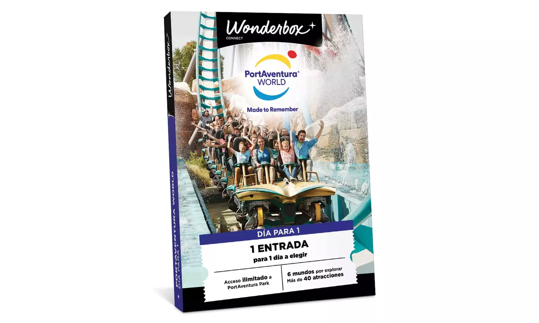 Cofre canjeable por acceso ilimitado a PortAventura con opciones extra