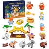 Image 2: Nativity Theme Building Blocks Advent Calendar