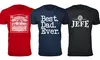 Men's Best Dad Ever Father's Day T-Shirts (S-3XL)