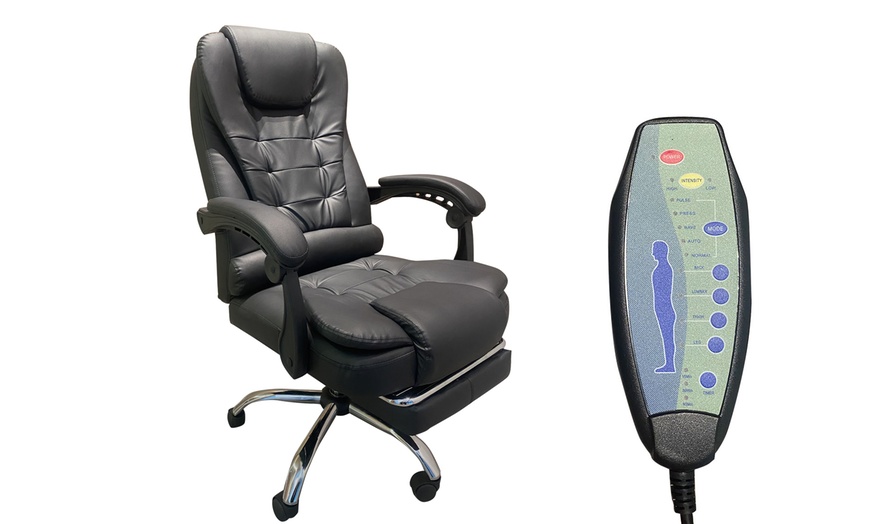 Image 6: Ergonomic Office Chair with Massage Function