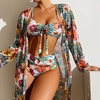 Image 1: Hoch-taillierter Bikini mit passendem Kimono