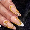 Image 1: Nail Art Perfection: Acrylic, Gelx, or Pedicure with Design