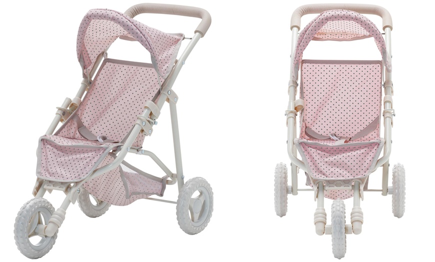 Image 2: Polka Dot Doll Stroller