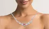 Watermelon Tourmaline Guardian Angel Necklace