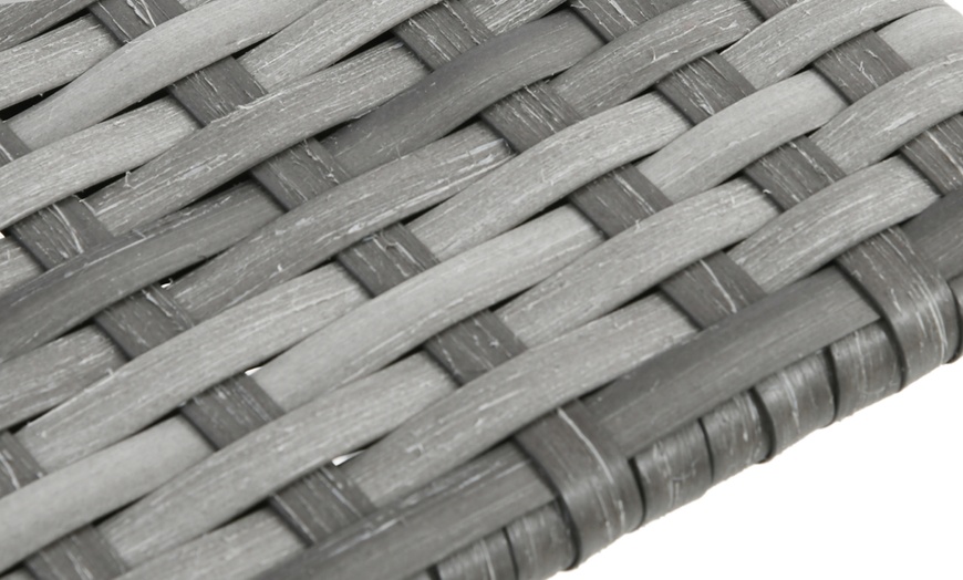 Image 6: Outsunny Rattan-Effect Bistro Set