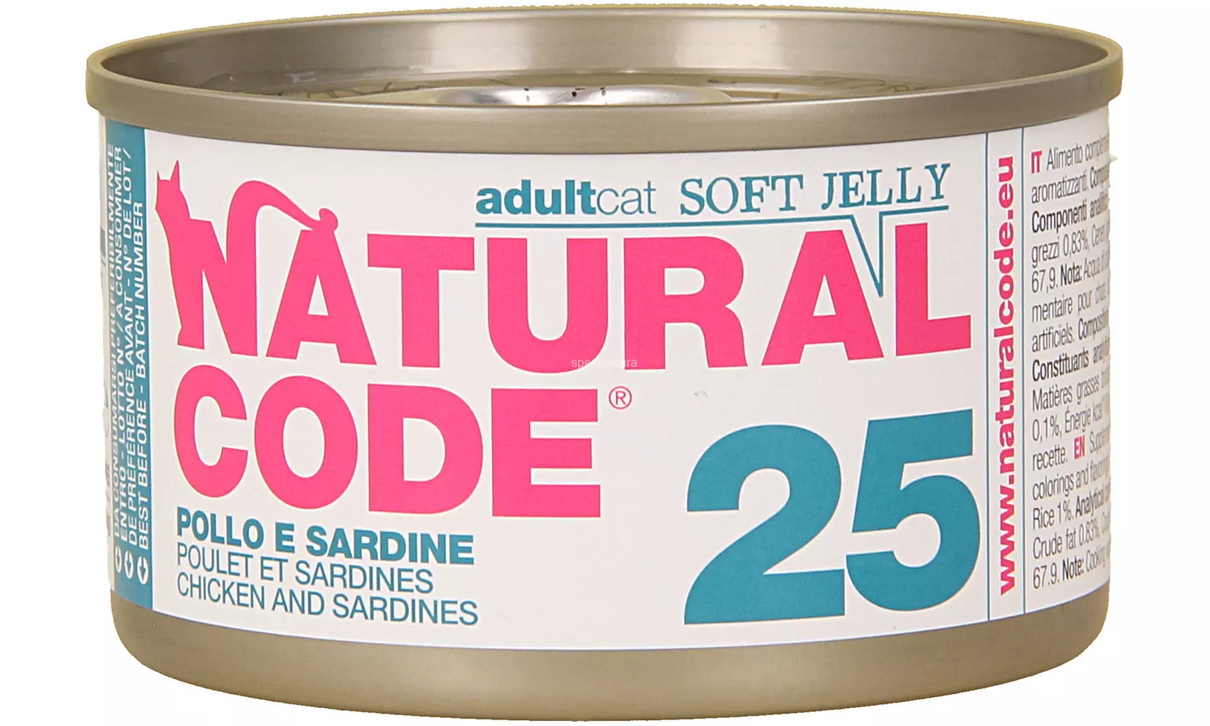 Set da 24 lattine di cibo per gatti Natural Code