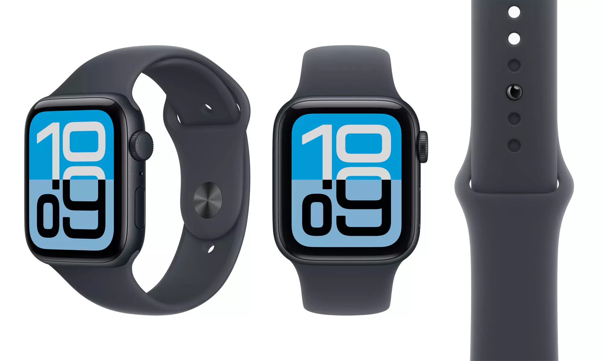 Apple Watch SE3, 40 oder 44 mm Gehäuse, Neu, in Mitternacht oder Polarstern - Second Medium