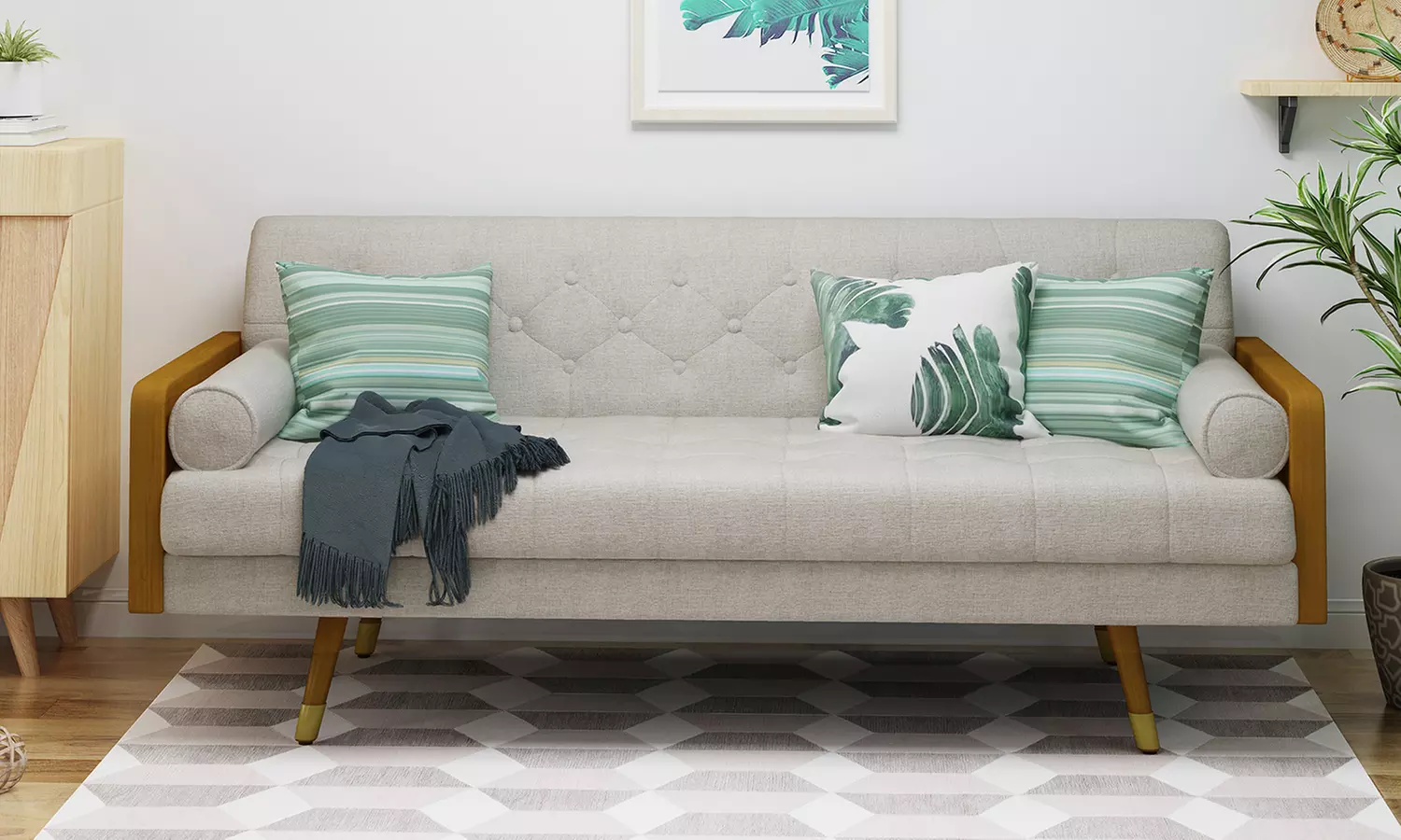 Aidan Tufted Sofa. Multiple Colors Available. - Primary Image