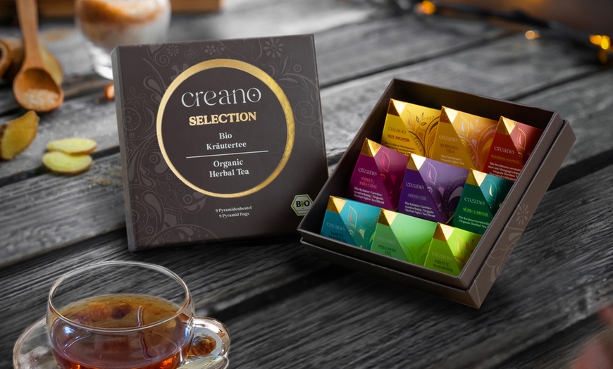 Image 1: Creano Geschenk-Box „Kräuter-Gewürz-Tee“ Pyramiden (bis zu 1,17€/Stk.)