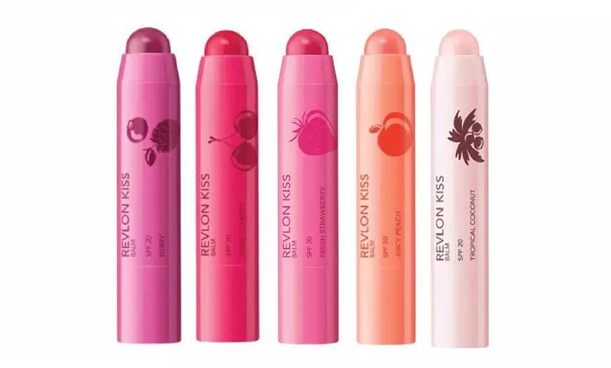 Image 1: 5 of 10 lippenbalsems van Revlon