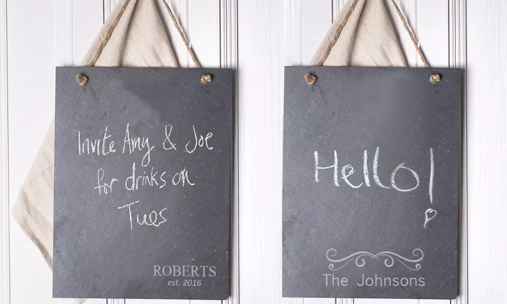 Personalized Slate Memo Boards (Up to 75% Off) - Primary Image