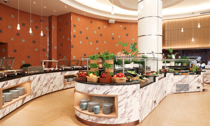 Image 4: International, Asian, American or Seafood Theme Night Dinner Buffet