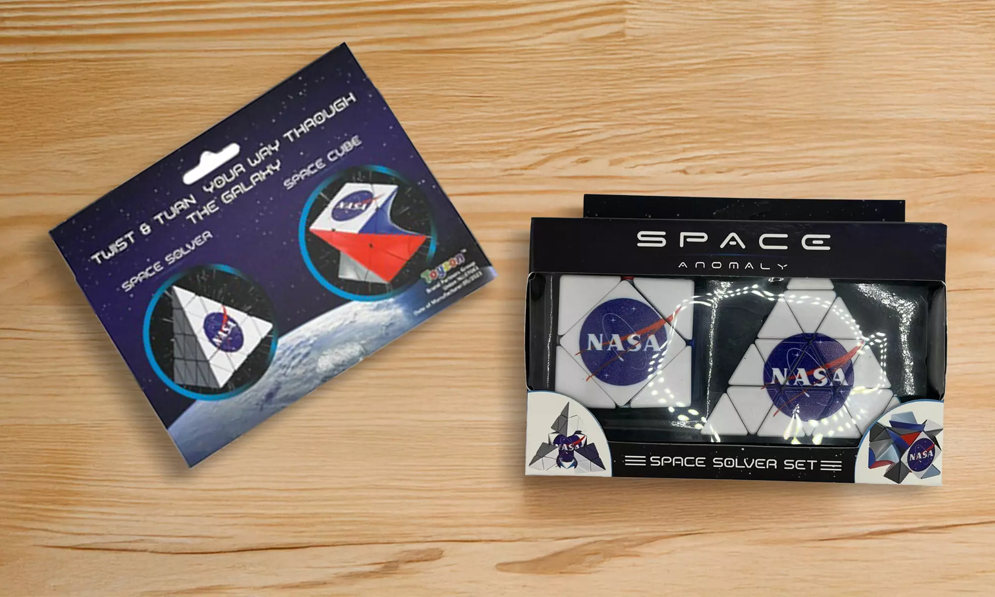 NASA Space Anomaly Cube and Space Solver Set, 2 Packs - Primary Image