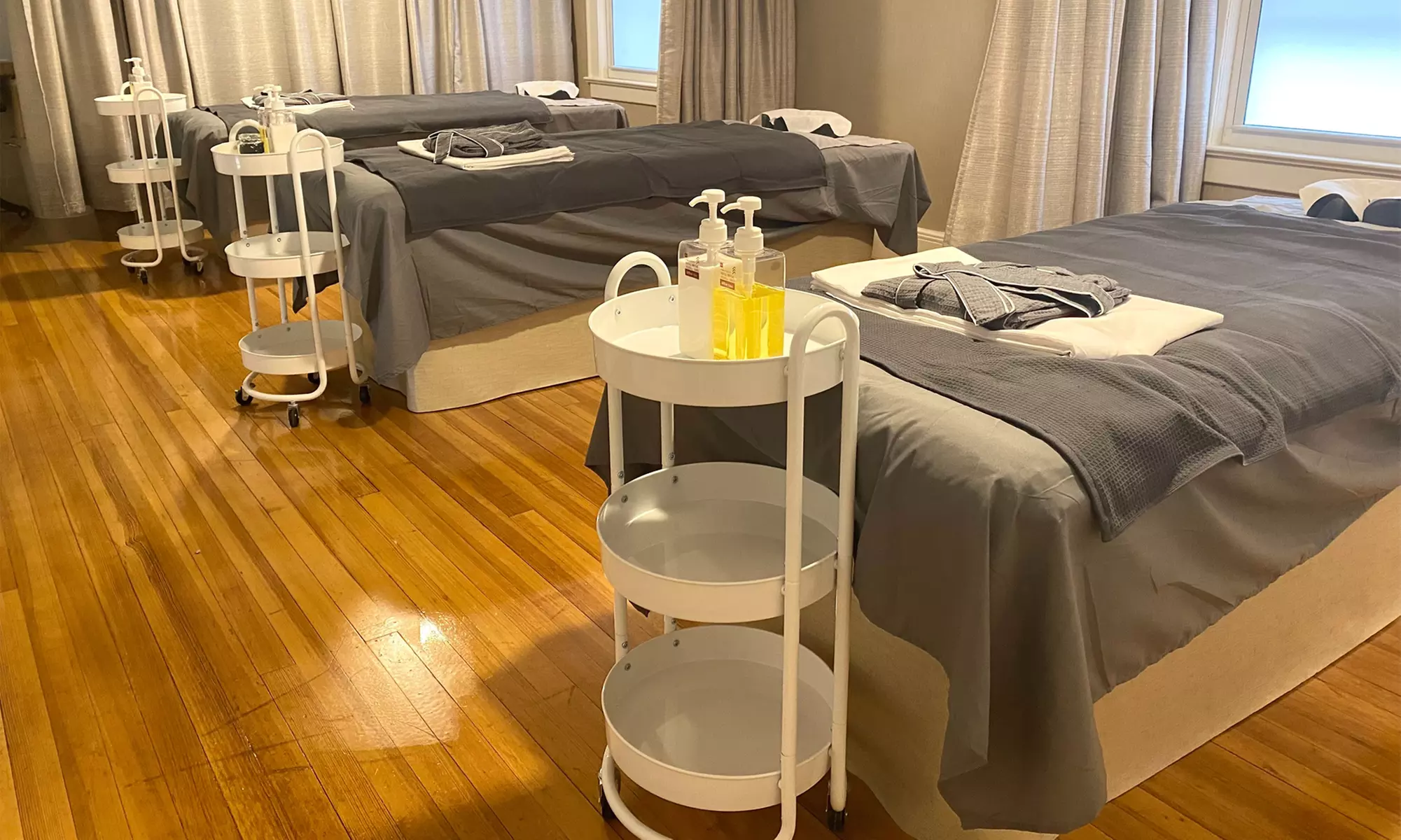 90-Min Full Body, Foot, Head and Neck Massage with Aroma Oil and Hot Stones for One or a Couple (Up to 55% Off) - Primary Image