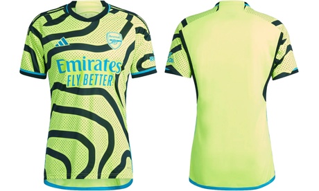 Arsenal Men's Yellow Away T-Shirts 2023-2024 : Medium