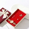 Image 6: Gold Tone Watch and Jewellery Gift Set with Necklace Earrings and Ring