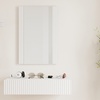 Image 9: Console d'entrée flottante Amira avec miroir et tiroir