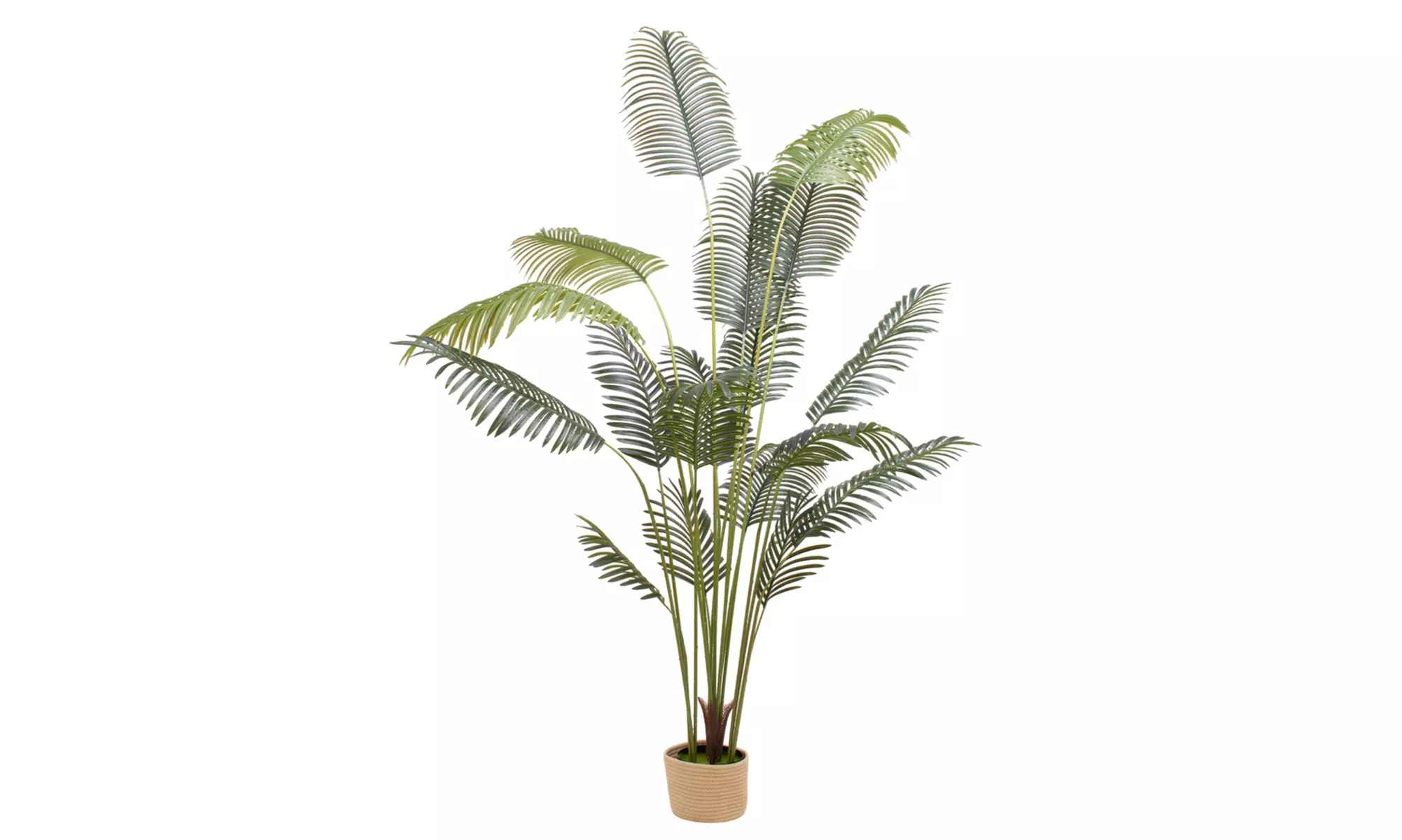 Plante tropicale artificielle avec pot