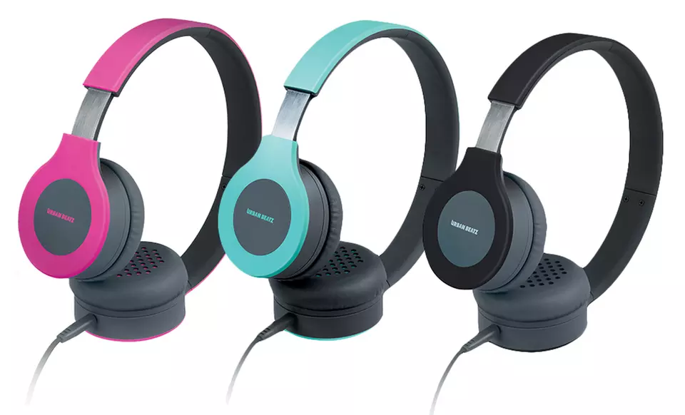 Urban Beatz Flux Headphones with In-Line Microphone. Multiple Colors Available. - Primary Image