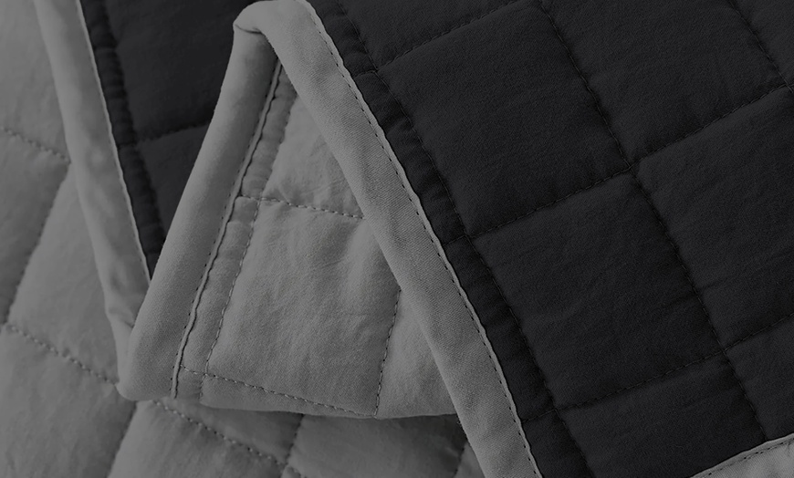 Image 18: Italian 4-Season Two-Tone Hypoallergenic Quilt