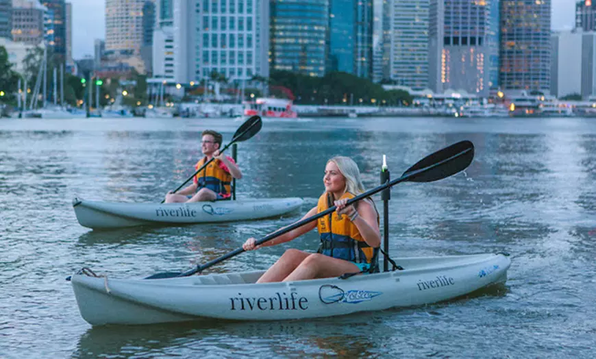 Image 1: Enjoy 90-Min Kayak Tour, 90-Min Abseiling Day or 120-Min Rock Climbing