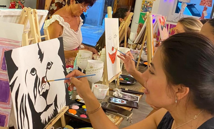 Image 4: ¡Una experiencia inolvidable! Pintura y vino para 1, 2 o 4 personas