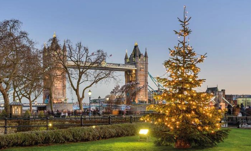Image 1: Celebrate Christmas Day in London with a Scenic Hop-on Hop-off Tour