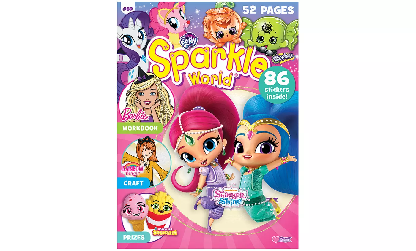 Six-Month or One-Year Subscription to Sparkle World Activity Book Magazine (Up to 69%). Two Options Available. - Primary Image
